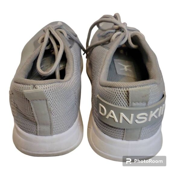 Danskin Boost Grey Lace Up Sneakers Size 8 - Picture 4 of 6